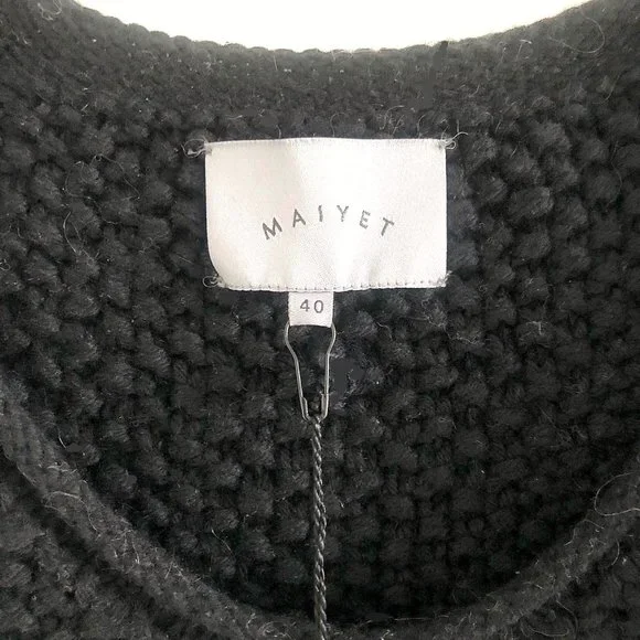 NWT Runway Maiyet Degradé Chunky Cashmere & Mohair Sweater - Picture 5 of 12